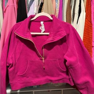 Lululemon Scuba oversized half zip funnel neck. M/L